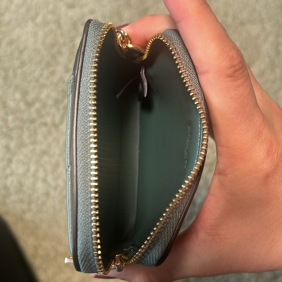 Coach Quilted Zip Card Case - Picture 4 of 5